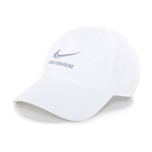 NIKE SB — Skateboarding Dad Hat White/Silver — NWT
